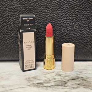 Mini Gucci Lipstick In Matte Goldie Red